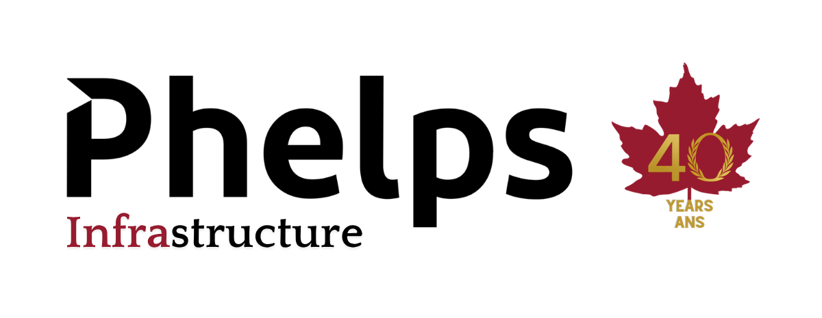 Phelps Infrastructure 40th logo Black 2 - Phelps Canada